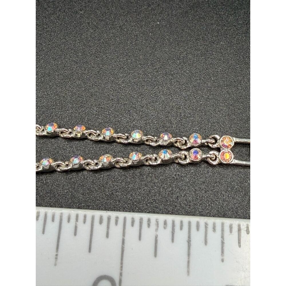 Givenchy flex Tennis Bracelet Crystal rhinestone #E444 - Picture 7 of 13